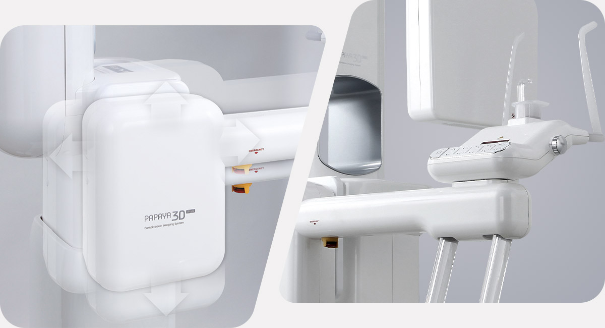 Движение подбородочного упора дентального компьютерного 3D томографа Genoray.jpg