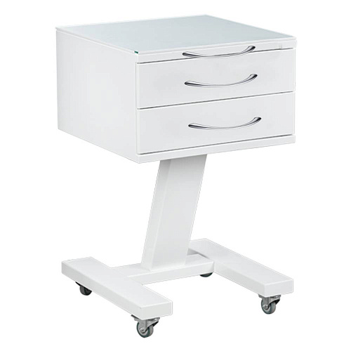 ВИТАЛИЯ С2 — Медицинская подкатная тумба с двумя ящиками