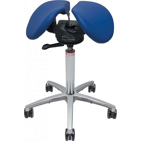 Salli Swing Fit - эргономичный стул врача-стоматолога, с дополнительной регулировкой расстояния между половинками сиденья