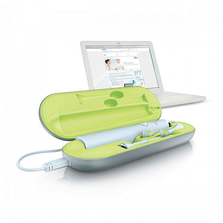 Philips Sonicare DiamondClean HX9332/35 - звуковая зубная щетка с 3-мя насадками, дорожным чехлом и скребком для очистки языка