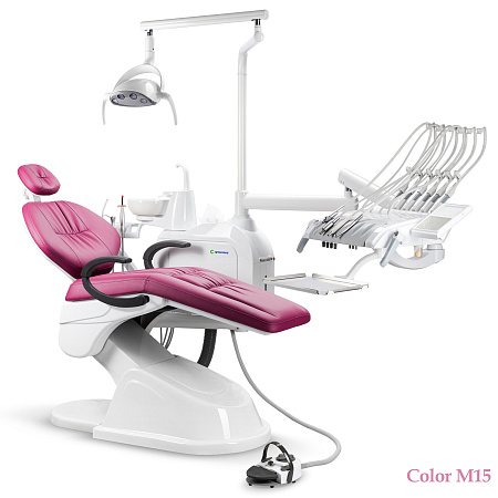 GreenMED S200 – Стоматологическая установка с мягкой обивкой и с верхней подачей