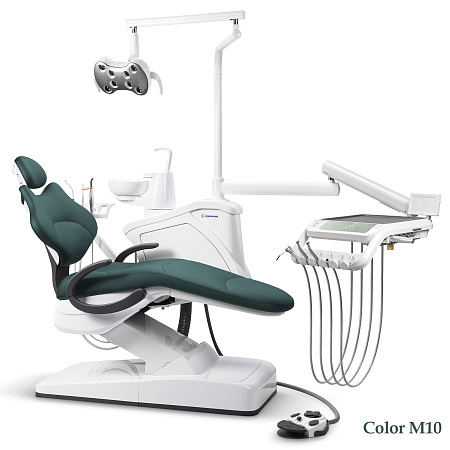 GreenMED S300 – Стоматологическая установка с мягкой обивкой и с нижней подачей