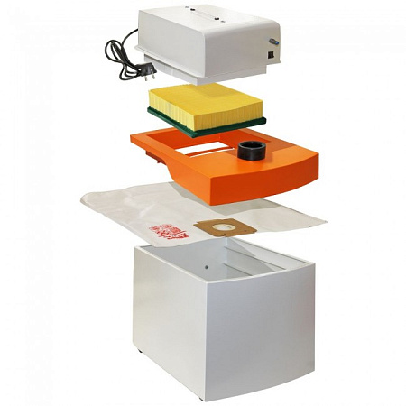 Аверон УПЗ 1.0 СТАЙЕР ПЛЮС - пылесос для удаления отходов и очистки воздуха в зуботехнических лабораториях 