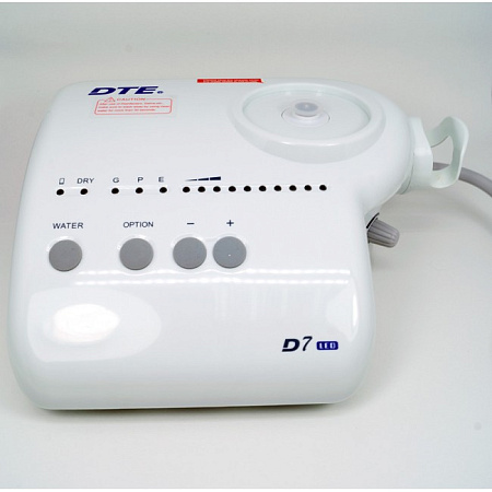 Woodpecker DTE-D7 LED - автономный ультразвуковой скалер с фиброоптикой, 8 насадок в комплекте