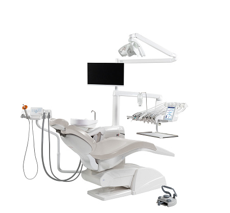 Miglionico NT — стоматологическая установка с верхней подачей инструментов