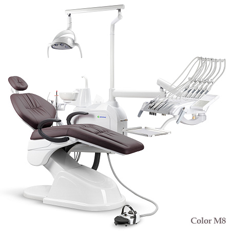 GreenMED S200 – Стоматологическая установка с мягкой обивкой и с верхней подачей