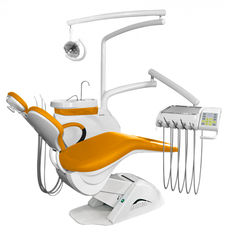 CHIROMEGA 654 DUET - стоматологическая установка с нижней подачей инструментов