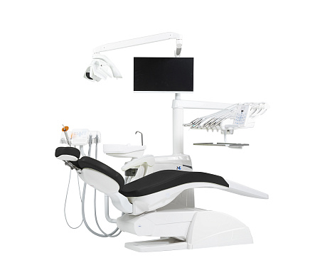 Miglionico NG — стоматологическая установка с верхней подачей инструментов