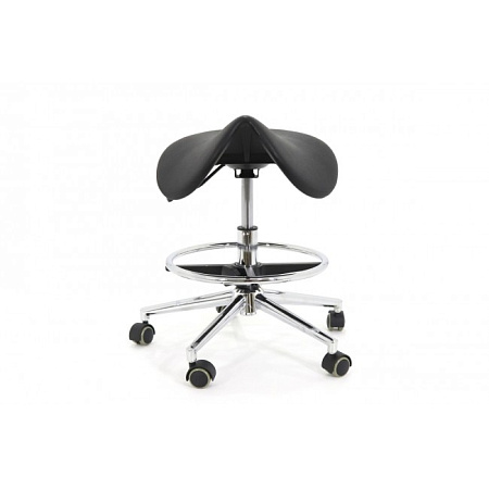 Медтехника Ergo MA01 - эргономичный стул-седло, черный полиуретан