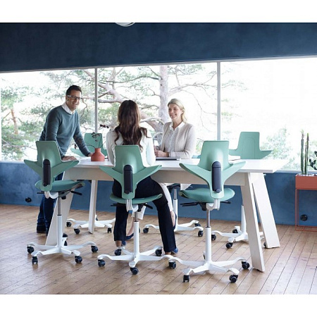 Håg Capisco Plus 8010 - эргономичный стул с жесткой обивкой