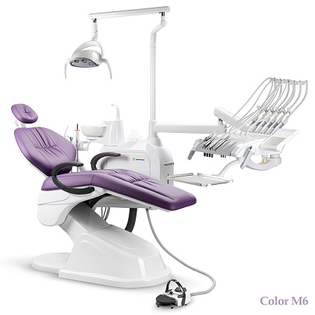 GreenMED S200 – Стоматологическая установка с мягкой обивкой и с верхней подачей