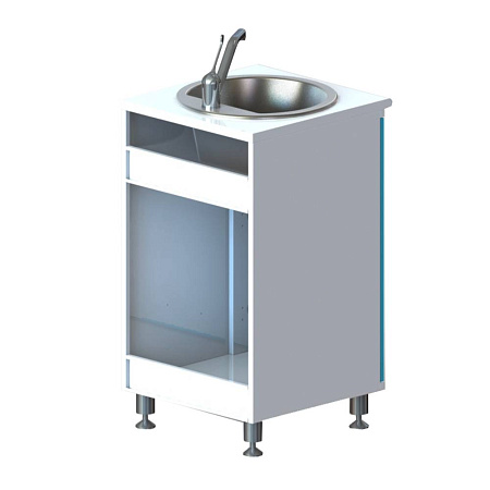 ВИТАЛИЯ М1 ЛЮКС — Медицинская тумба на хромированных ножках