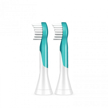 Philips Sonicare For Kids HX6032/33‎ - набор стандартных насадок с головкой мини-размера для звуковой зубной щетки (2 шт.)