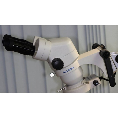 Alltion ASM-0745 - настольный зуботехнический микроскоп с плавным изменением увеличения и светодиодной подсветкой
