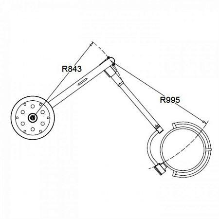 Tecno-Gaz Orion 40 - операционный потолочный бестеневой LED светильник